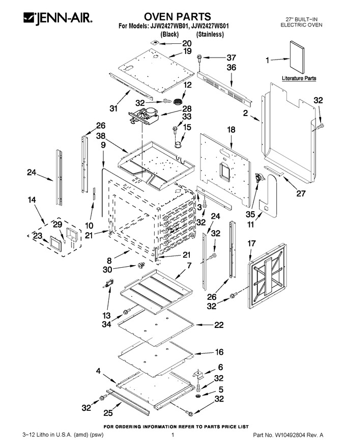 Diagram for JJW2427WS01