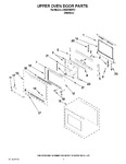 Diagram for 03 - Upper Oven Door Parts