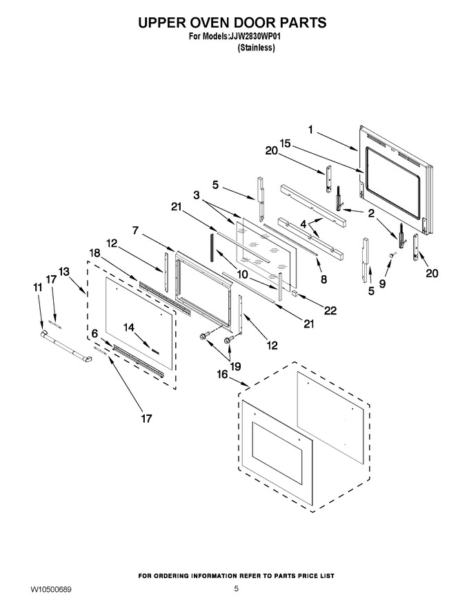 Diagram for JJW2830WP01