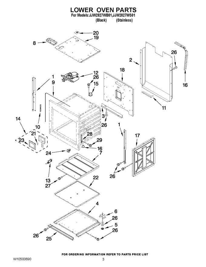 Diagram for JJW2827WB01