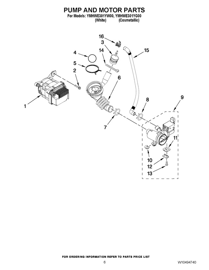 Diagram for YMHWE301YG00