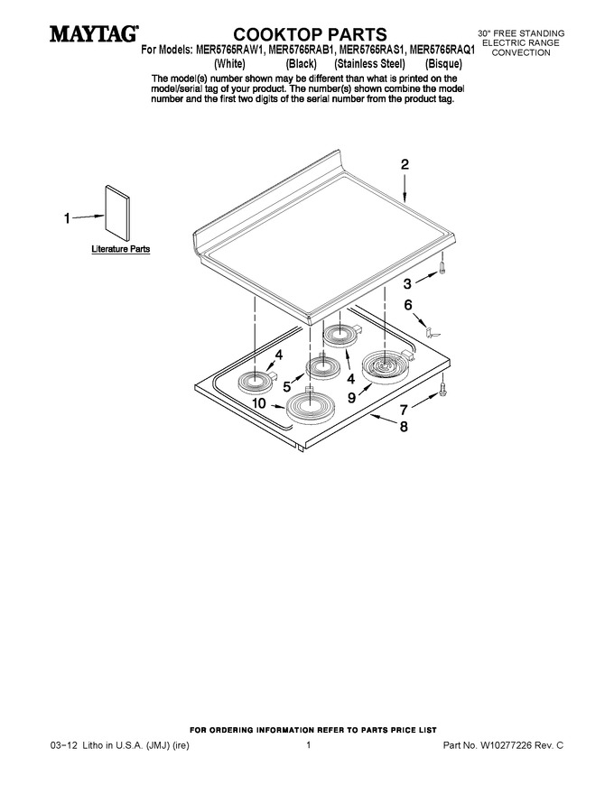 Diagram for MER5765RAB1