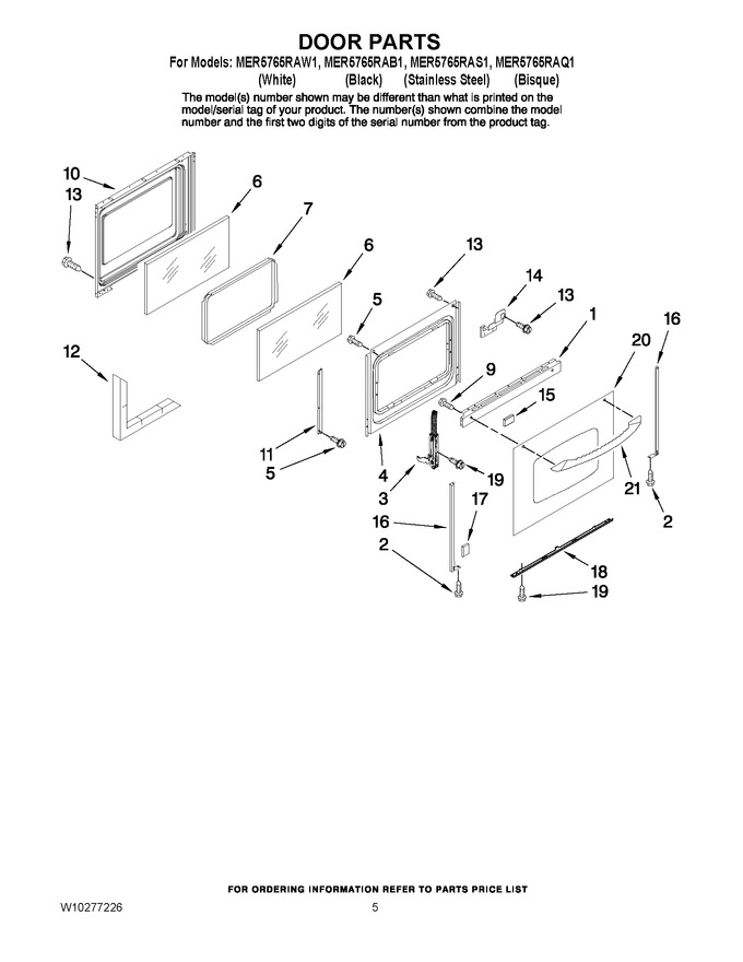 Diagram for MER5765RAB1