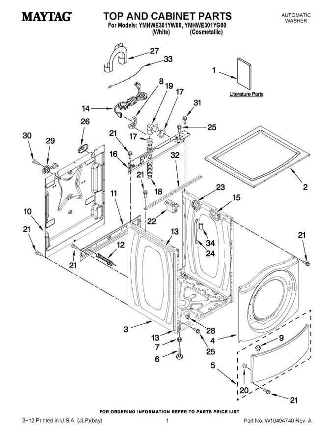 Diagram for YMHWE301YG00