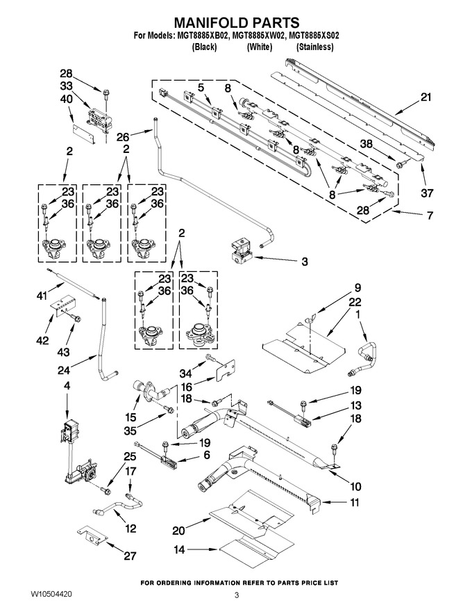 Diagram for MGT8885XB02