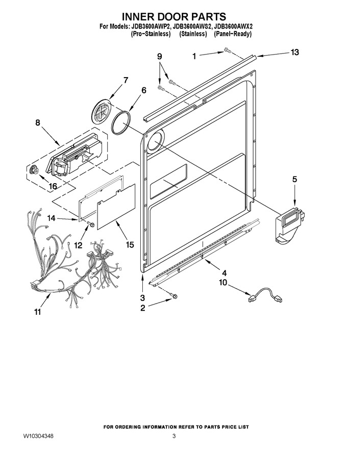 Diagram for JDB3600AWX2