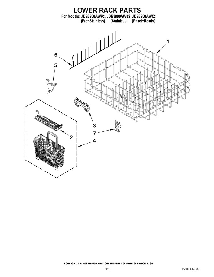 Diagram for JDB3600AWX2