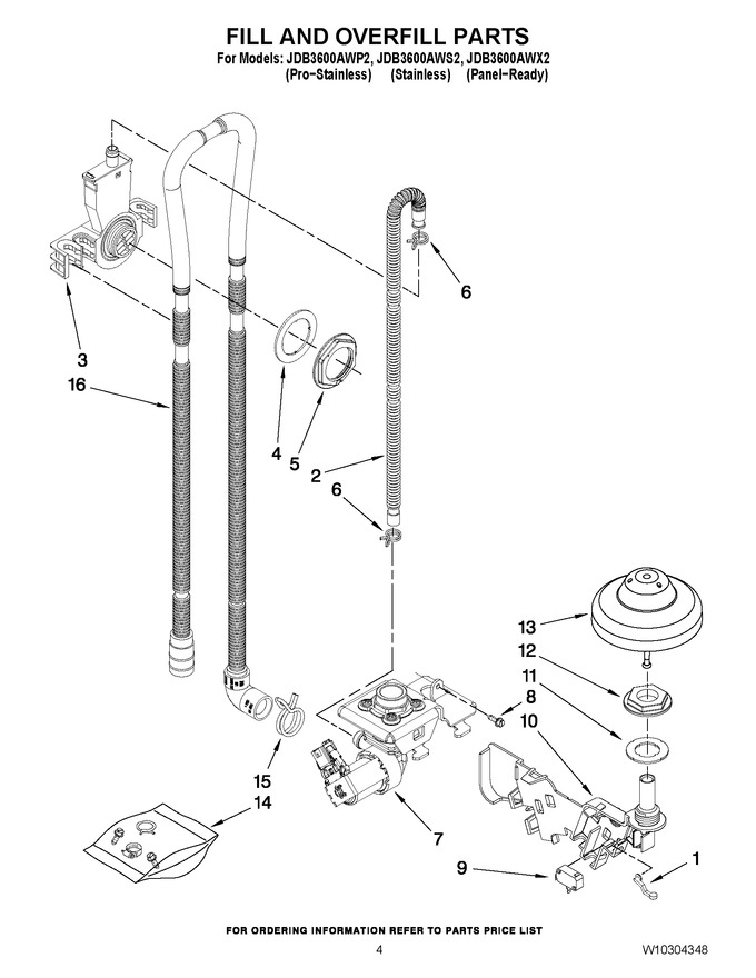 Diagram for JDB3600AWS2