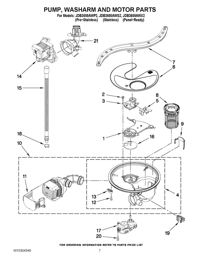 Diagram for JDB3600AWX2