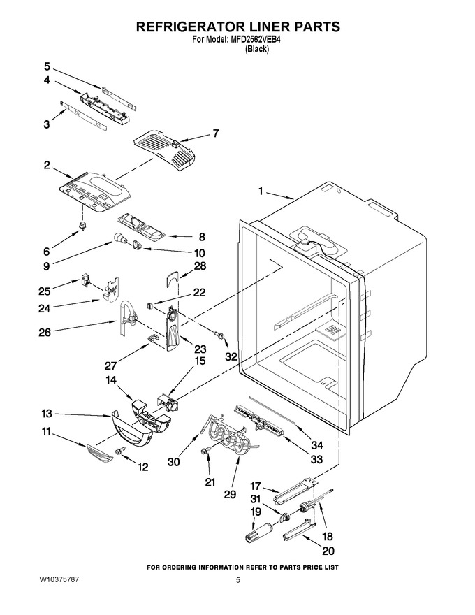 Diagram for MFD2562VEB4