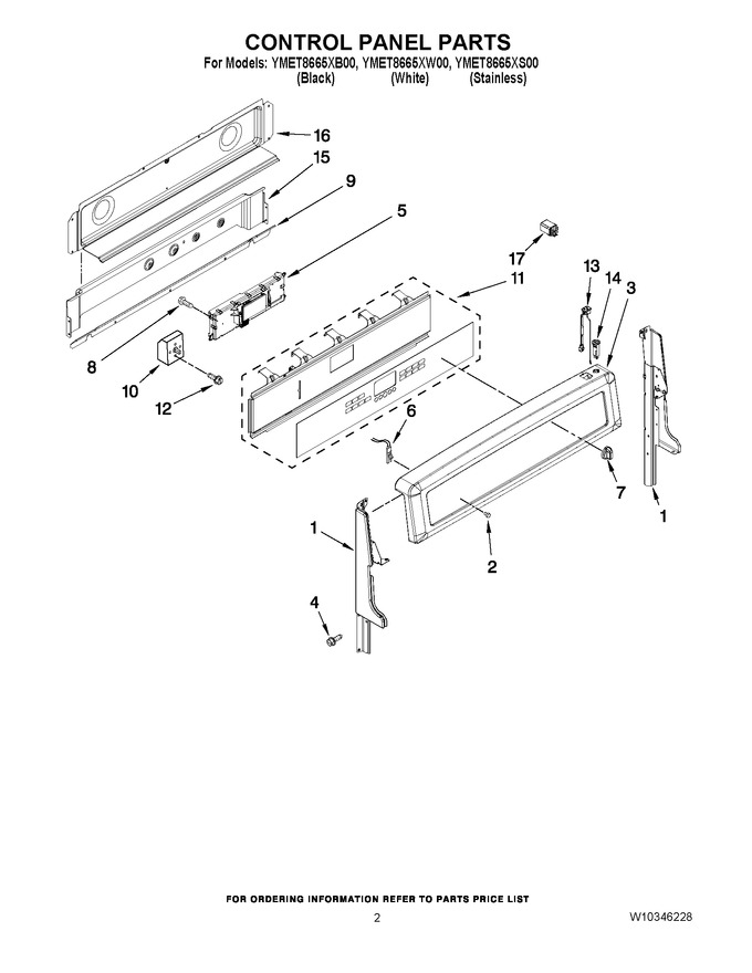 Diagram for YMET8665XW00