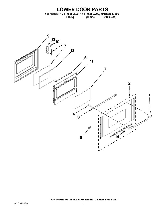 Diagram for YMET8665XW00