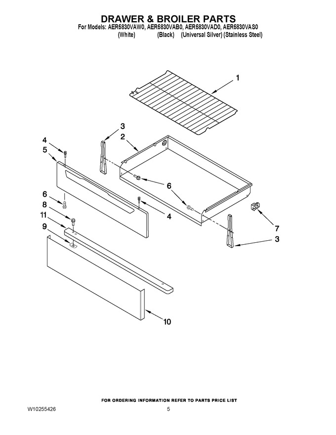 Diagram for AER5830VAD0