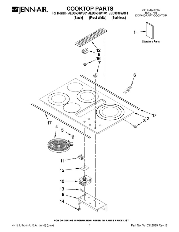 Diagram for JED3536WS01