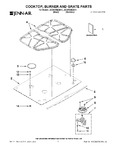 Diagram for 01 - Cooktop, Burner And Grate Parts