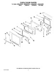 Diagram for 02 - Oven Door Parts
