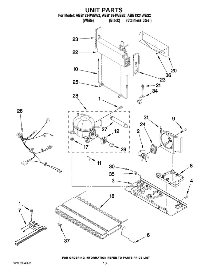 Diagram for ABB1924WEW2