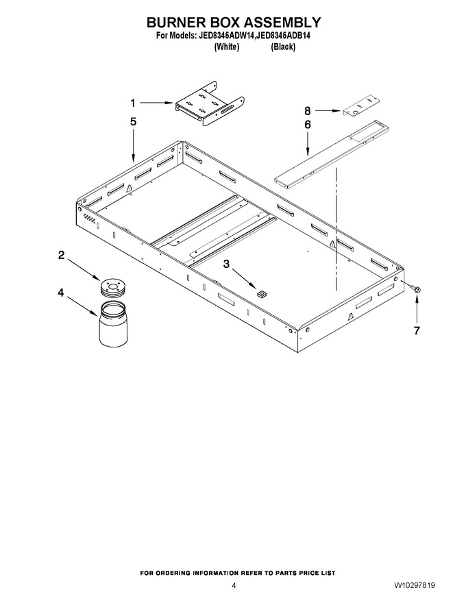 Diagram for JED8345ADW14
