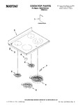 Diagram for 01 - Cooktop Parts