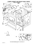 Diagram for 01 - Lower Cabinet And Front Panel Parts