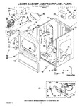 Diagram for 01 - Lower Cabinet And Front Panel Parts