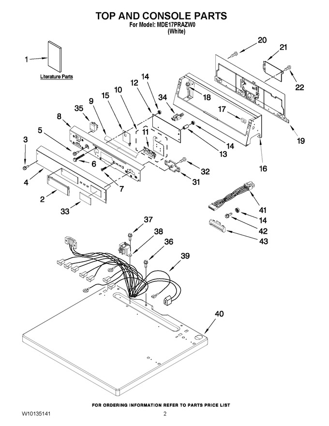 Diagram for MDE17PRAZW0
