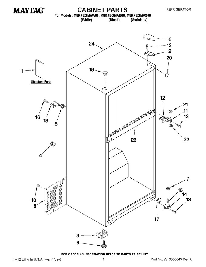 Diagram for M8RXEGMAW00
