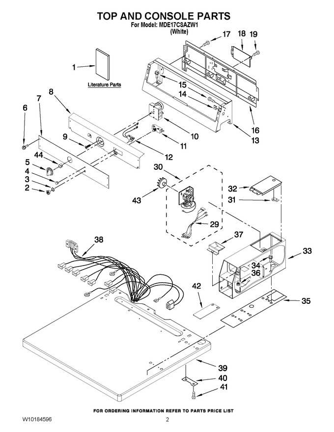 Diagram for MDE17CSAZW1