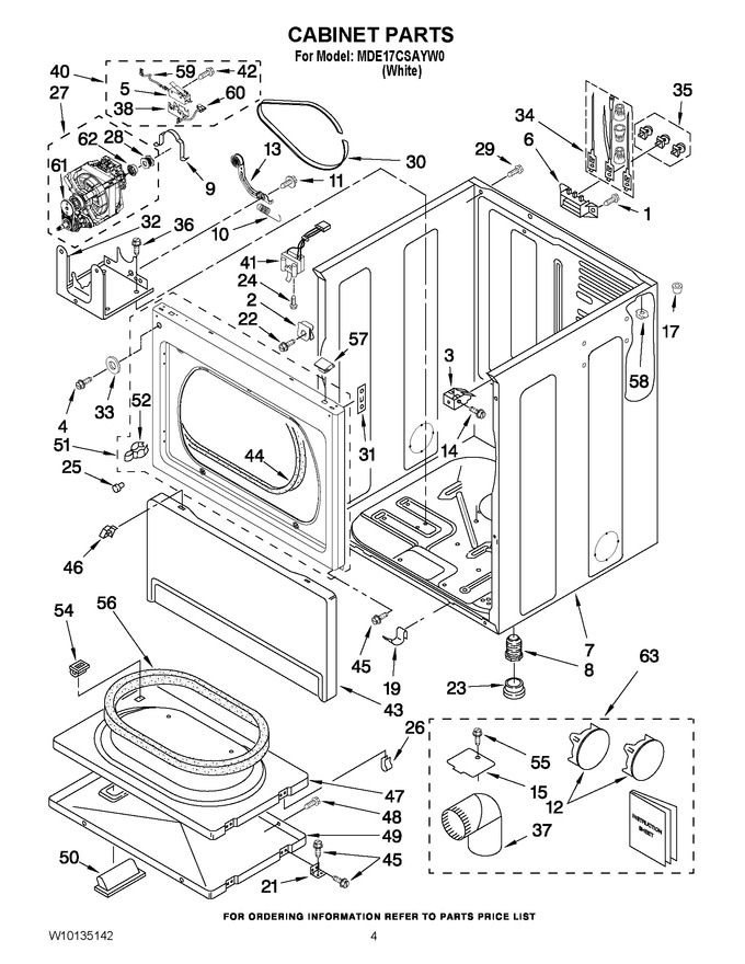 Diagram for MDE17CSAYW0