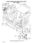Diagram for 03 - Upper Cabinet And Front Panel Parts