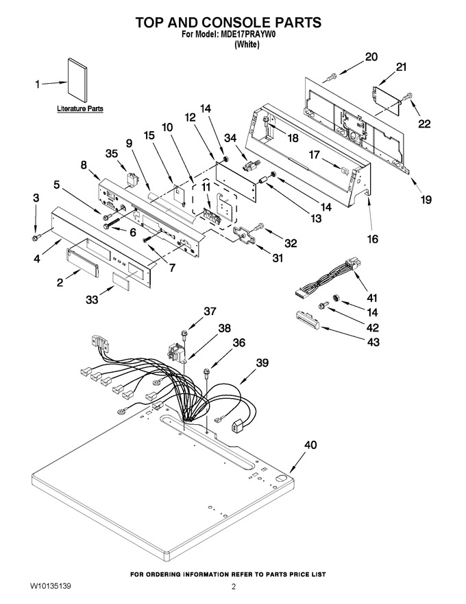 Diagram for MDE17PRAYW0