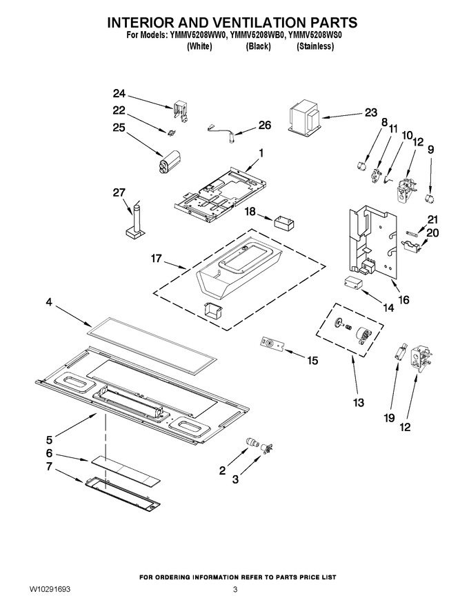 Diagram for YMMV5208WW0