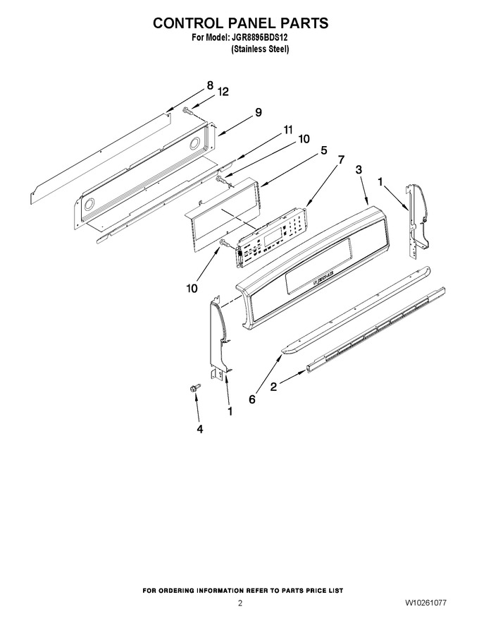 Diagram for JGR8895BDS12