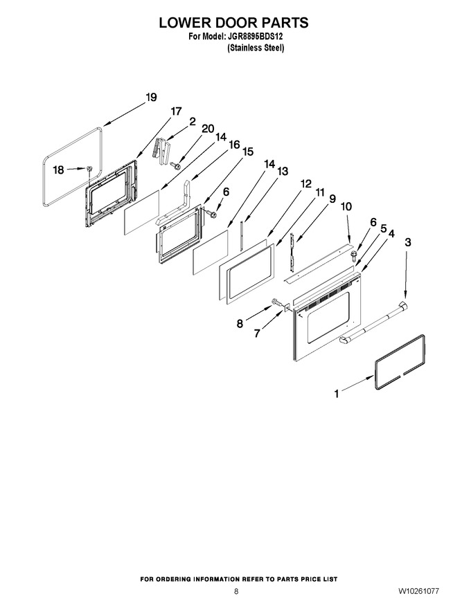 Diagram for JGR8895BDS12