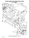 Diagram for 03 - Upper Cabinet And Front Panel Parts