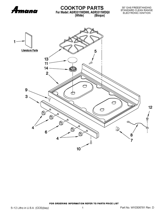 Diagram for AGR3311WDW0