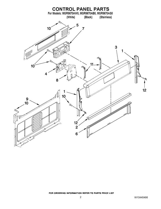 Diagram for MGR8670AB0