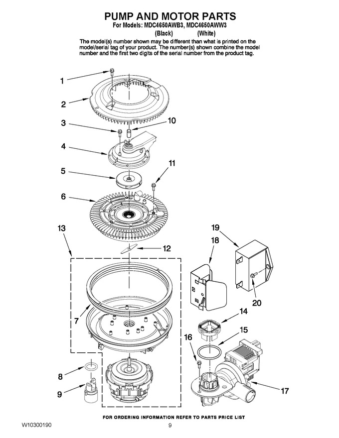 Diagram for MDC4650AWW3