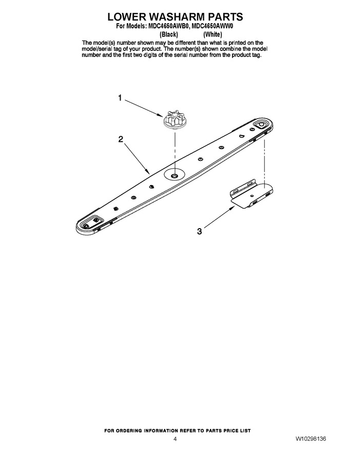 Diagram for MDC4650AWW0