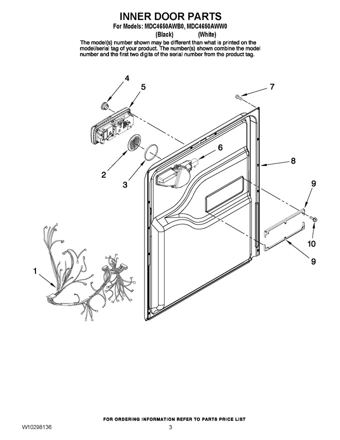 Diagram for MDC4650AWW0