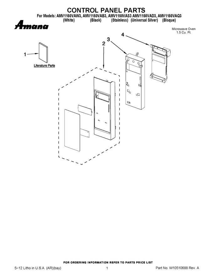 Diagram for AMV1150VAW3