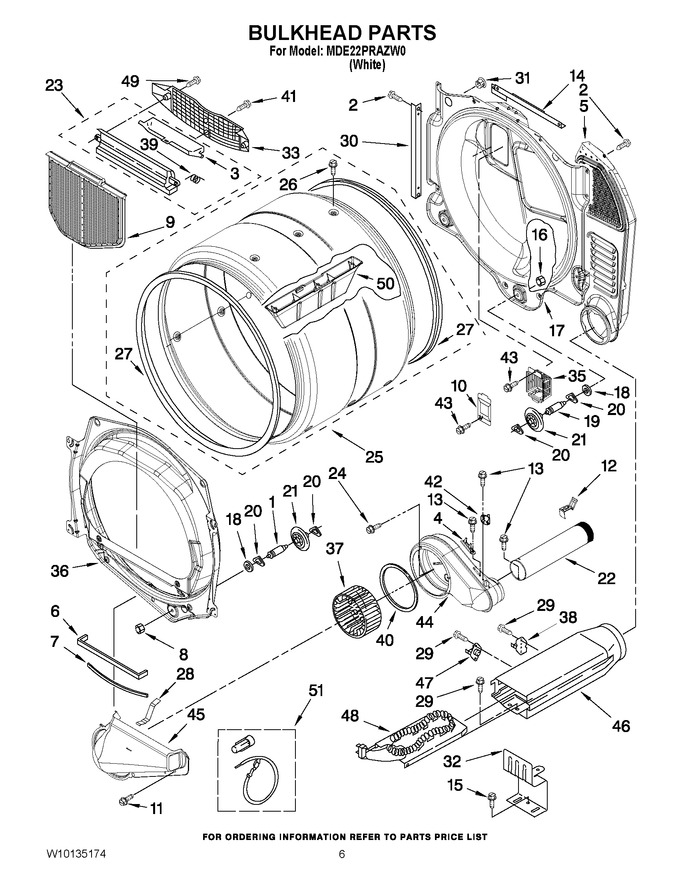 Diagram for MDE22PRAZW0