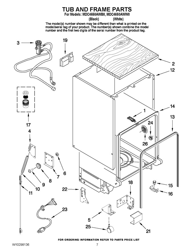 Diagram for MDC4650AWW0