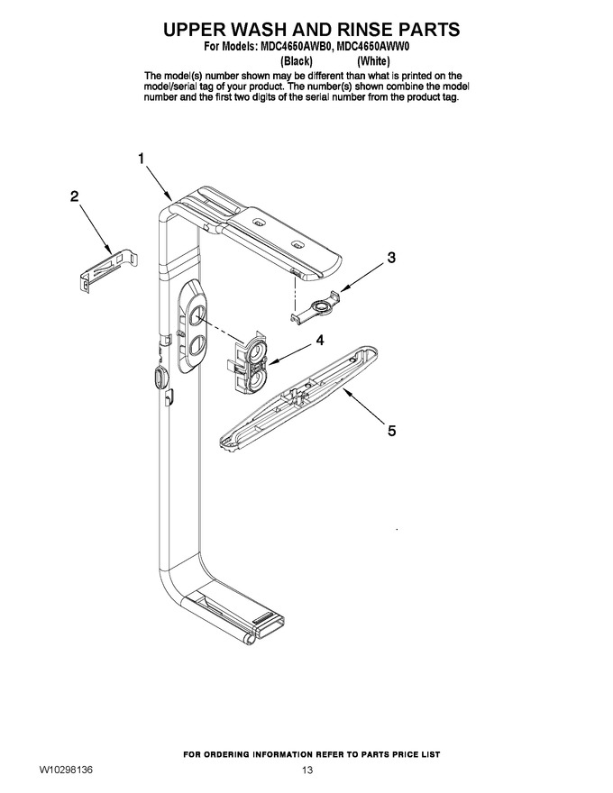 Diagram for MDC4650AWW0