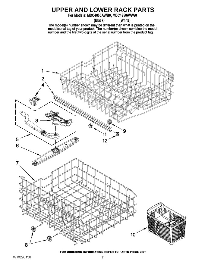 Diagram for MDC4650AWW0