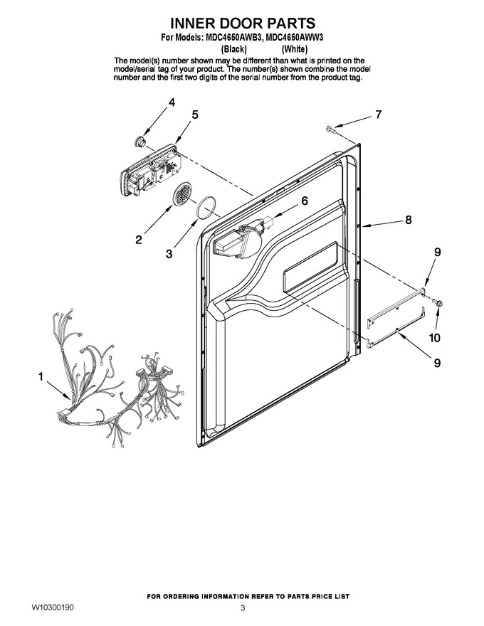 Diagram for MDC4650AWW3