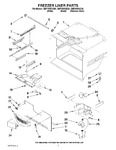 Diagram for 02 - Freezer Liner Parts