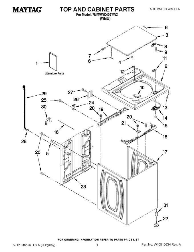 Diagram for 7MMVWC400YW2