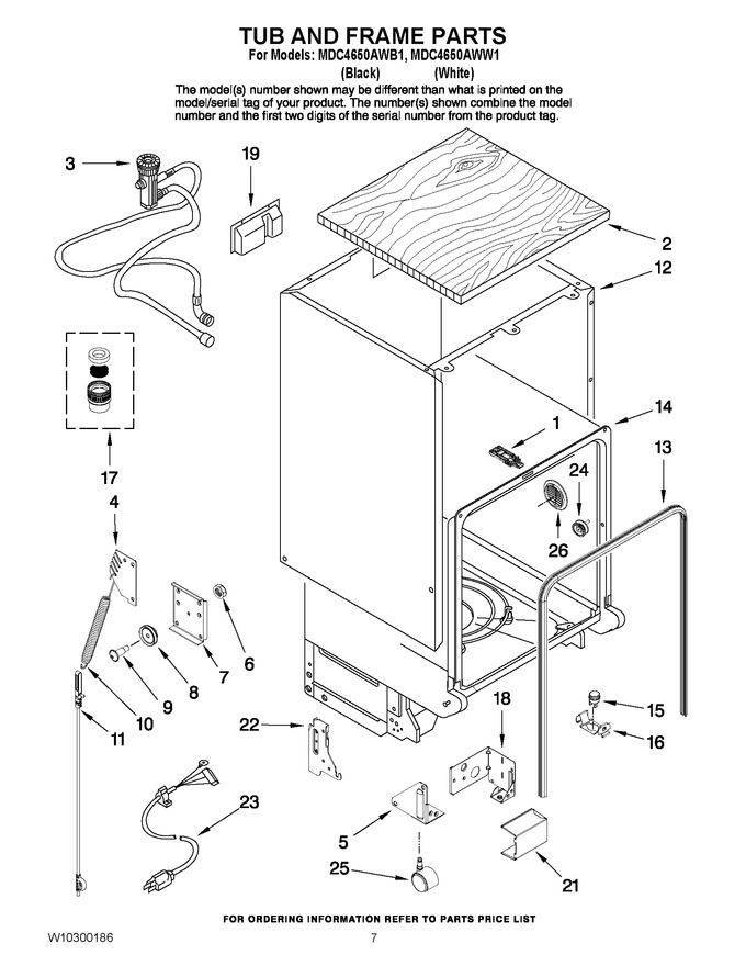Diagram for MDC4650AWW1