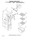 Diagram for 04 - Freezer Liner Parts